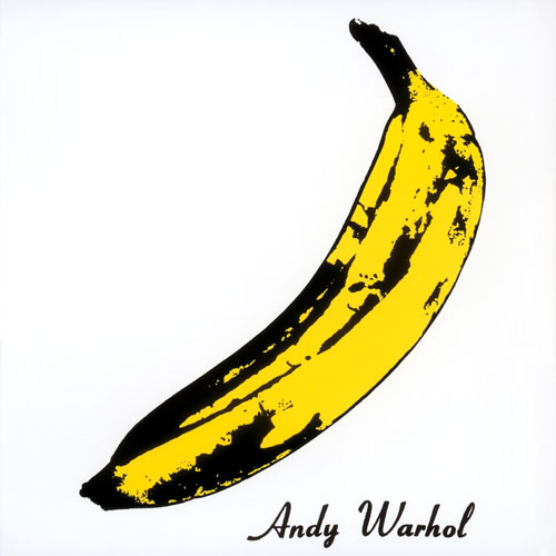 6 - The Velvet Underground - The Velvet Underground & Nico    O patrono e divulgador da banda, Andy Warhol, também é o idealizador da marcante capa com a banana do primeiro disco dos roqueiros nova-iorquinos.