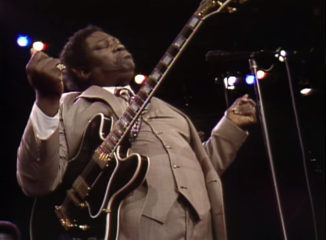 B.B. King em 1982, durante apresentação no programa Austin City Limits