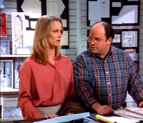 Personagens Susan e George em capítulo da série