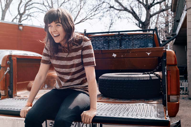 CURTINDO  Courtney em Austin, Texas, no início de 2015