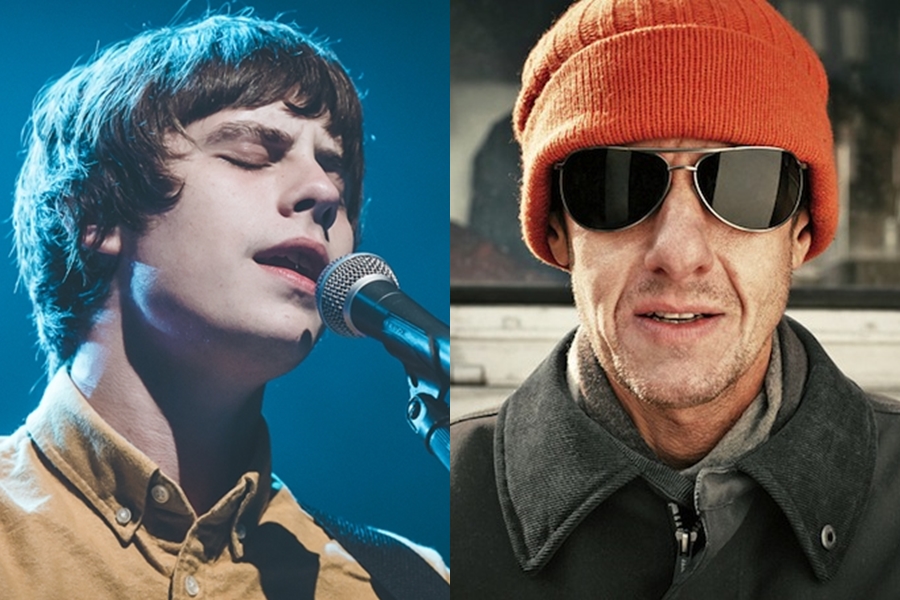 Jake Bugg (esq.) e Mike D, do Beastie Boys