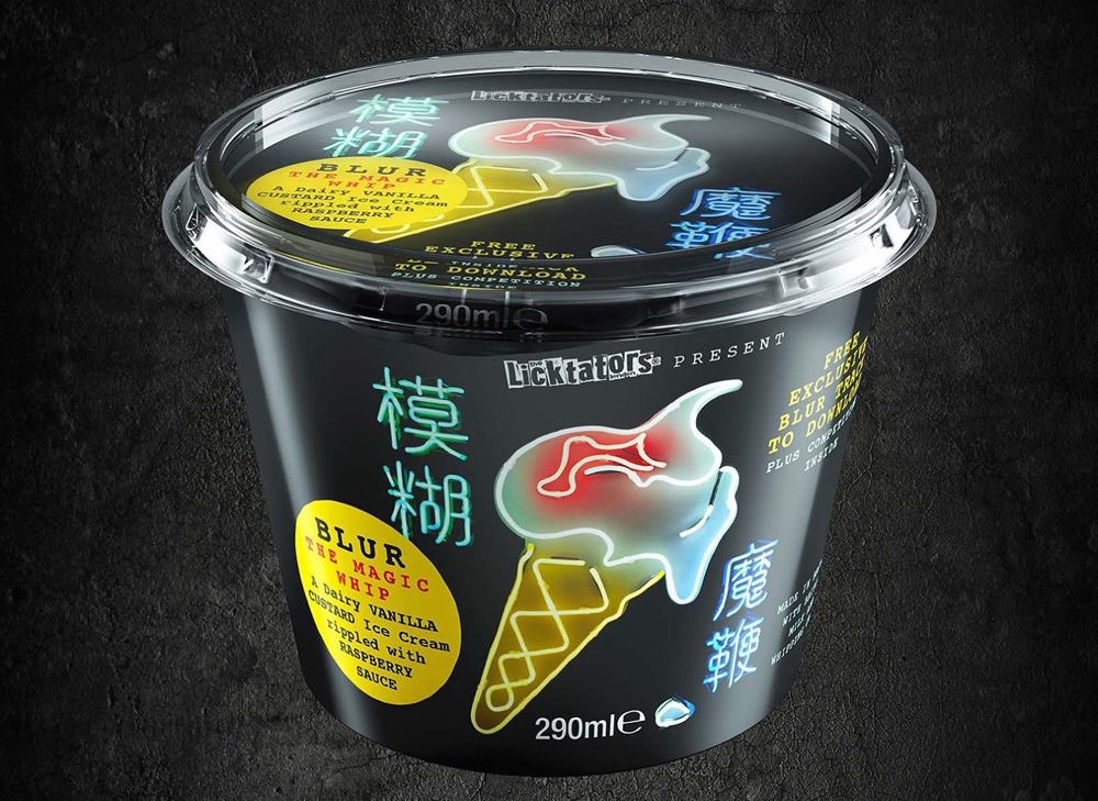 Sorvete do Blur personalizado do disco The Magic Whip