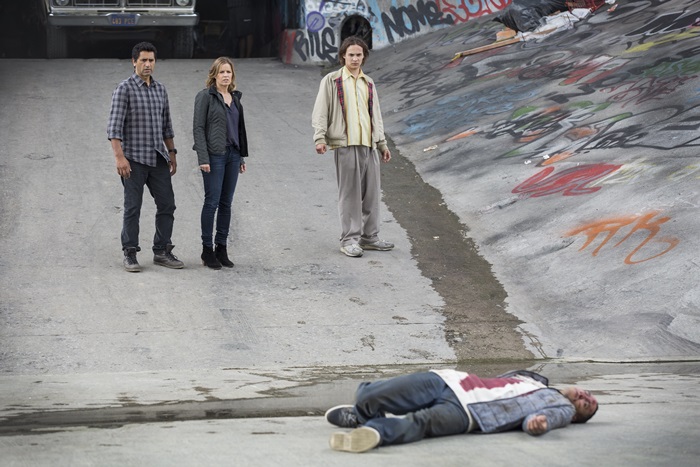 Cena do spinoff Fear The Walking Dead.