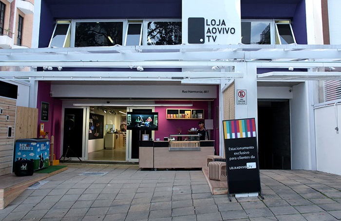 LojaAoVivo, em São Paulo.