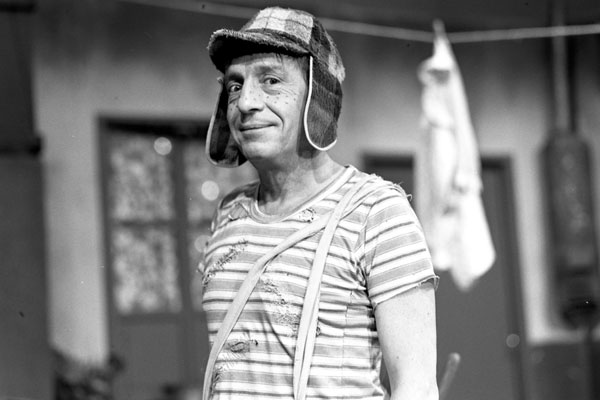 Roberto Bolaños como o personagem Chaves.