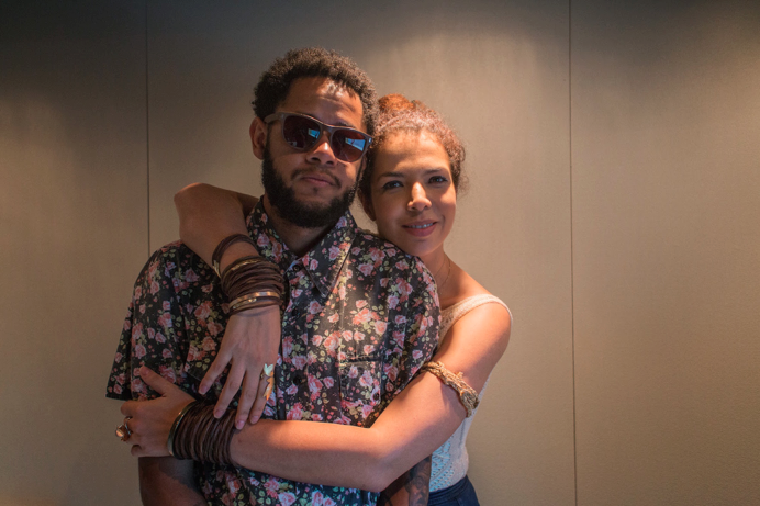 O rapper Emicida e a cantora Vanessa da Mata