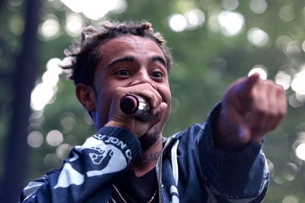 Rapper Vic Mensa durante show em maio deste ano, nos Estados Unidos