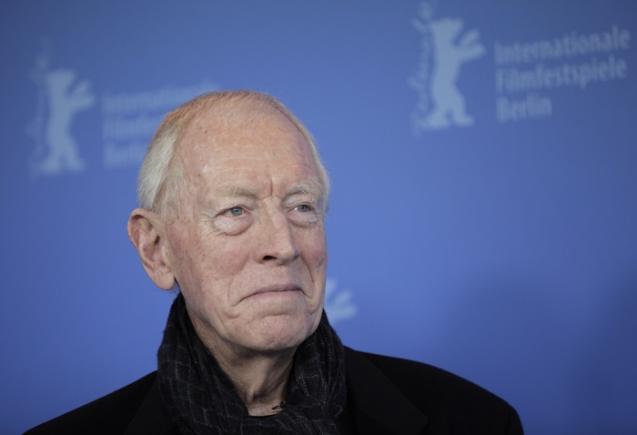 Max Von Sydow no Festival de Cinema de Berlim.