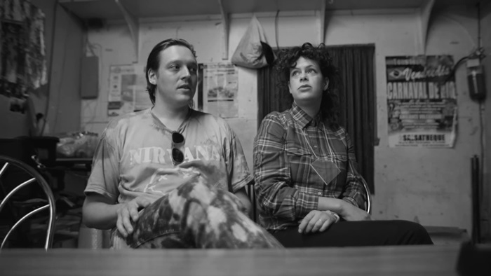 Win Butler e Régine Chassagne em cena de The Reflektor Tapes.