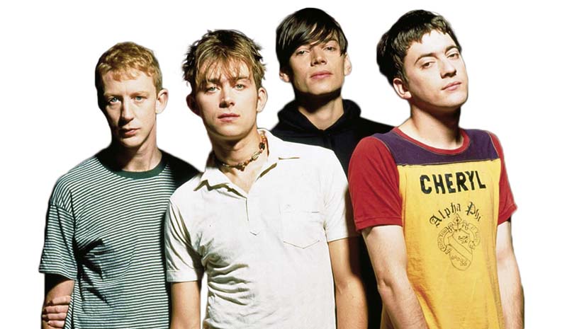 Os integrantes do Blur em 1995.