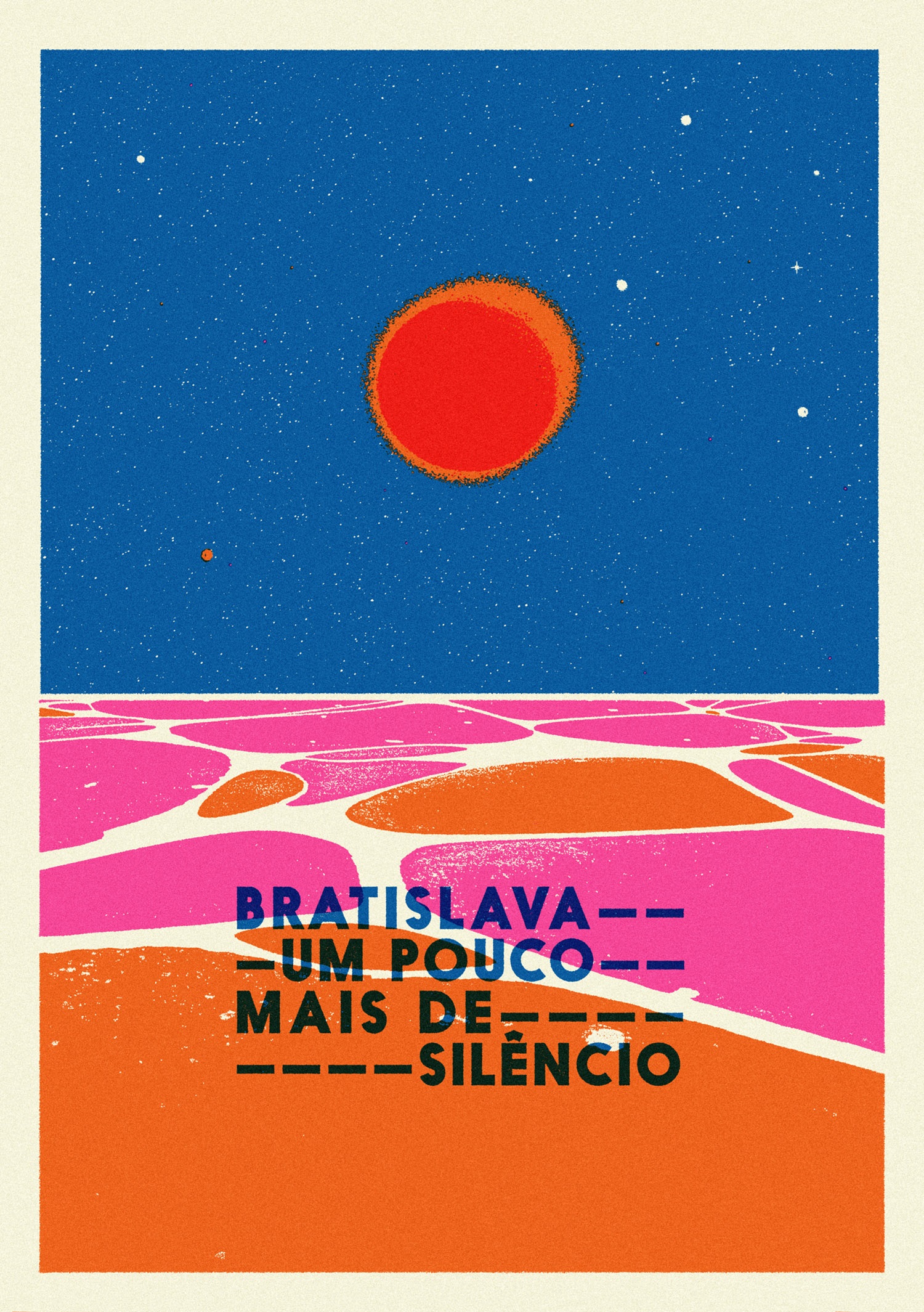 Zine que acompanha o álbum Um Pouco Mais de Silêncio, do Bratislava