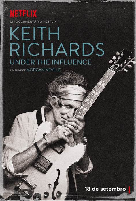 Pôster do documentário Keith Richards: Under the Influence.