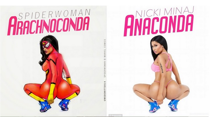 Galeria - Capas de herois - Mulher-Aranha – Nicki Minaj