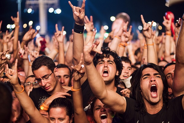 Público no Rock in Rio 2013.