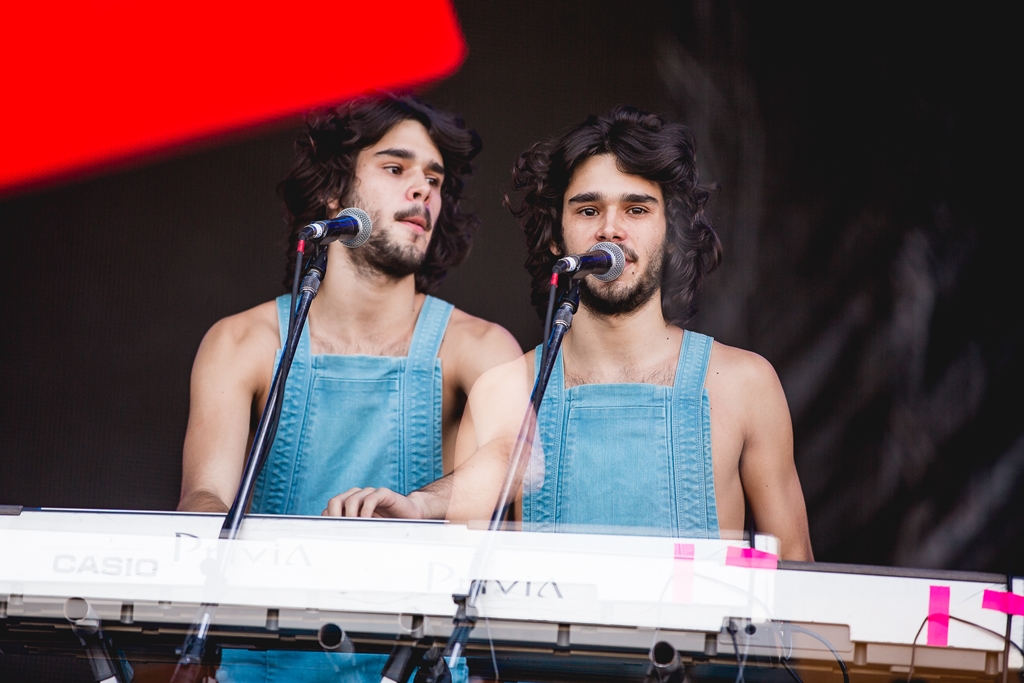 Dônica com Arthur Verocai no palco Sunset do Rock in Rio 2015