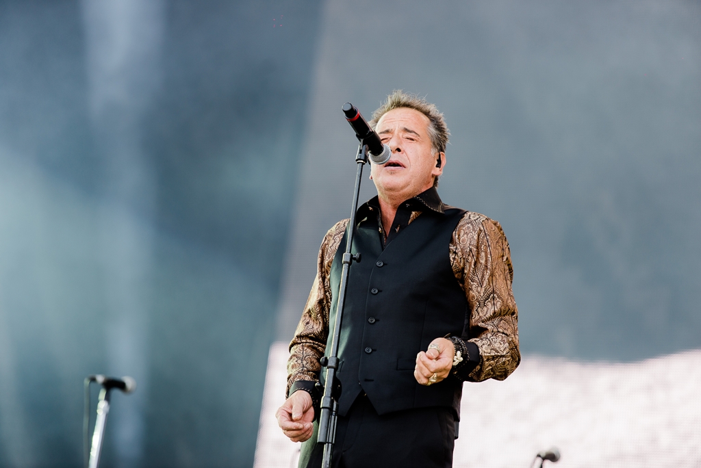 Ira! no palco Sunset, com Rappin’ Hood e Tony Tornado, no primeira dia de Rock in Rio 2015