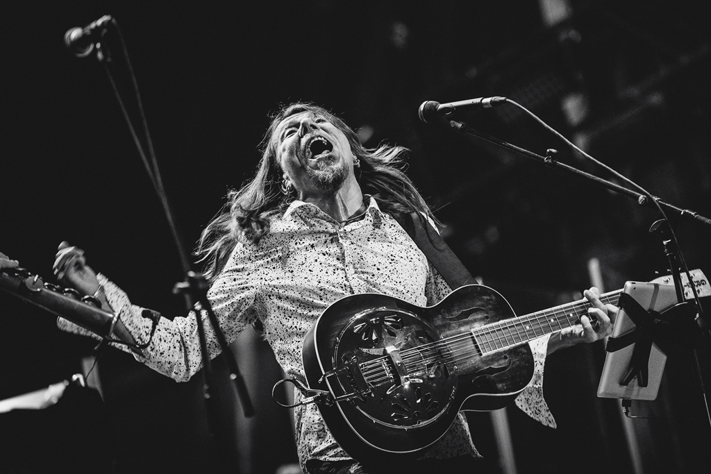 Lenine no palco Sunset do primeiro dia de Rock in Rio 2015