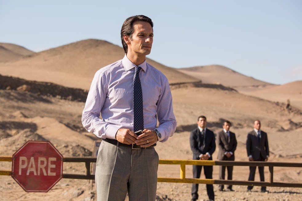 Rodrigo Santoro em cena do filme Os 33