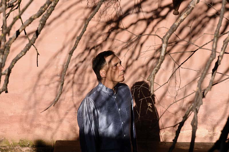 Antunes fotografado pela esposa, Marcia Xavier