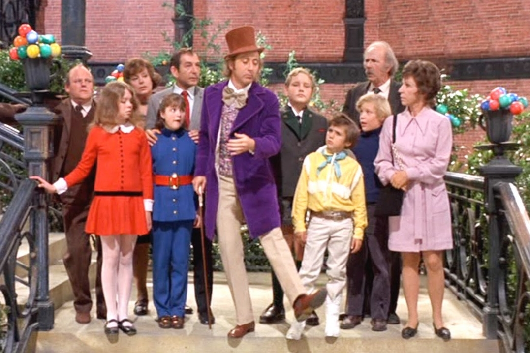 Cena do filme A Fantástica Fábrica de Chocolate, de 1971