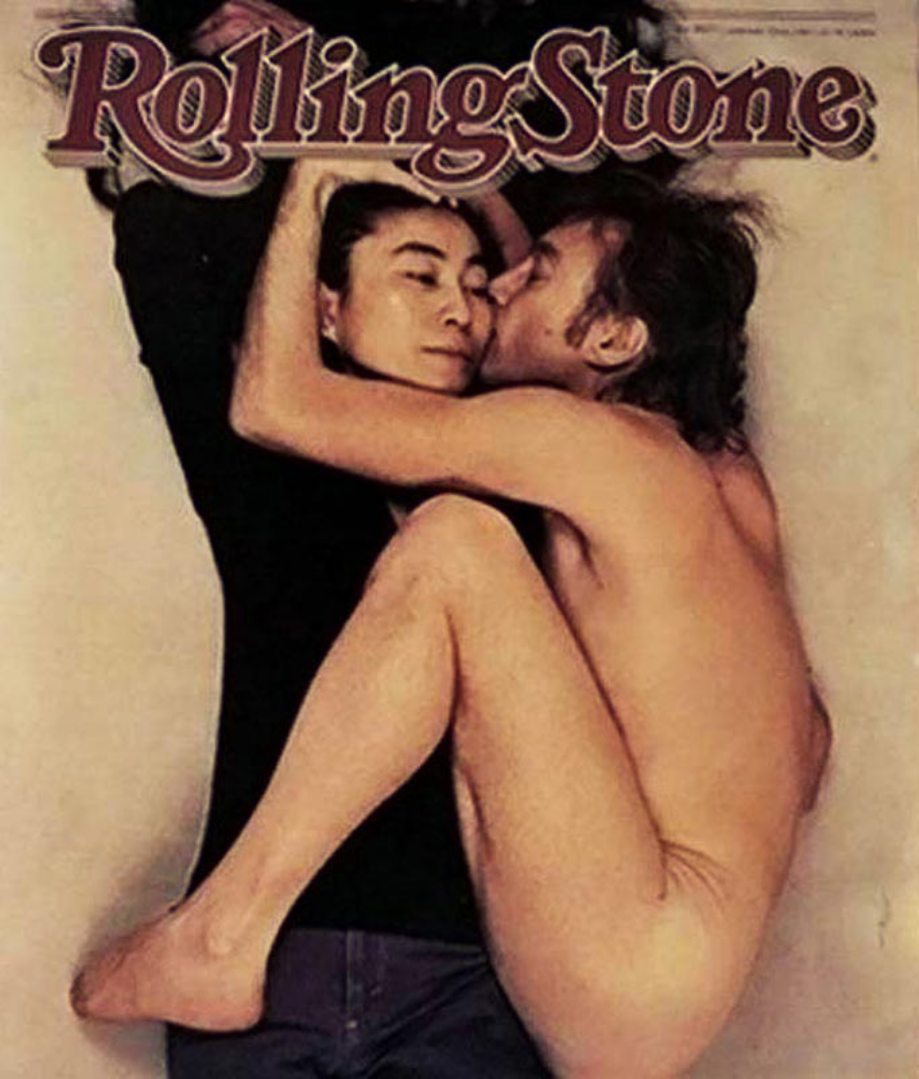 A icônica foto de John Lennon e Yoko Ono para a edição número 335, de 22 de janeiro de 1981, da Rolling Stone EUA