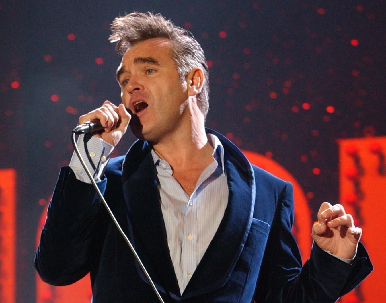 O cantor e compositor britânico Morrissey