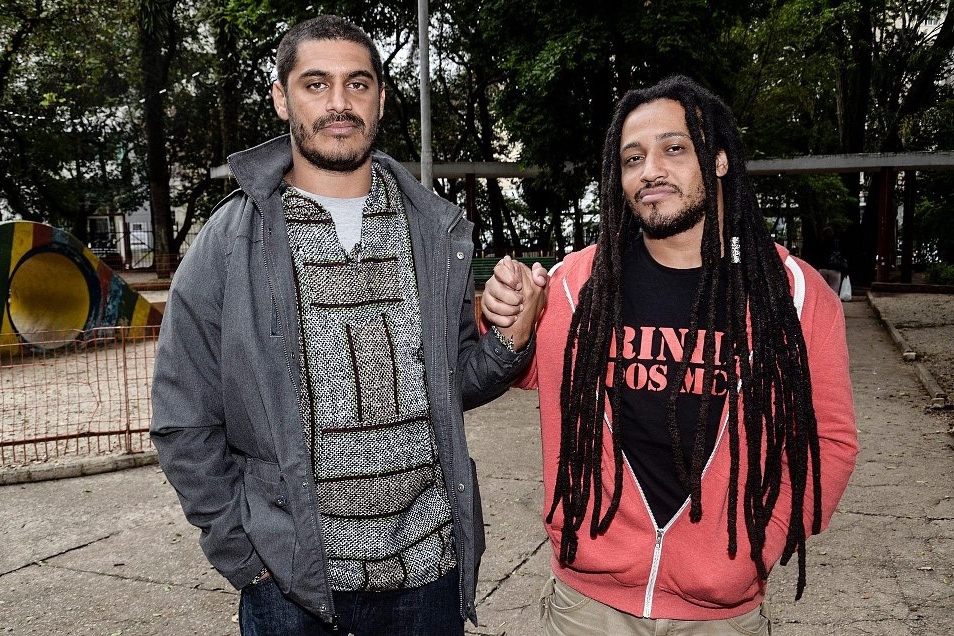 O rapper Criolo e o DJ DanDan
