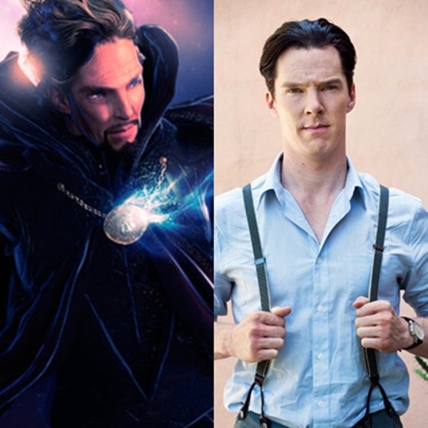 O ator Benedict Cumberbatch interpreta o Doutor Estranho.