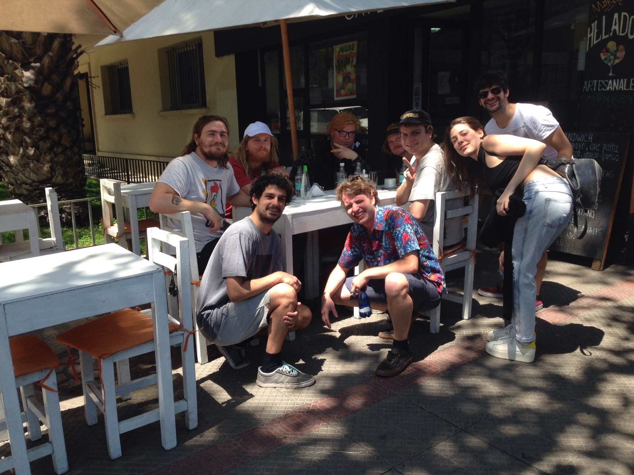 A banda INKY em turnê pela América Latina.