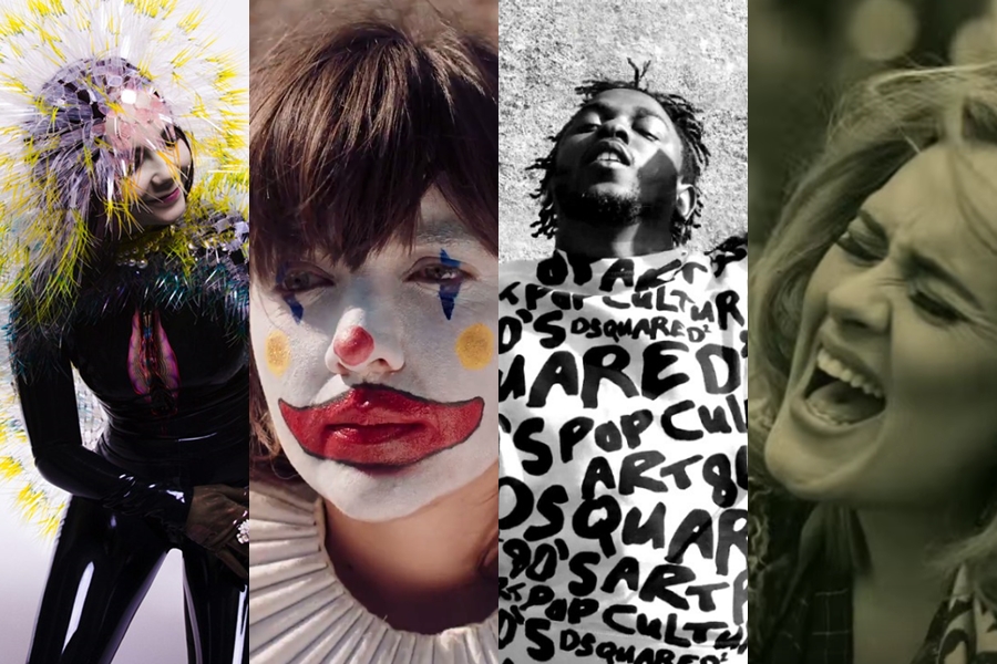 Galeria - melhores clipes de 2015 - abre