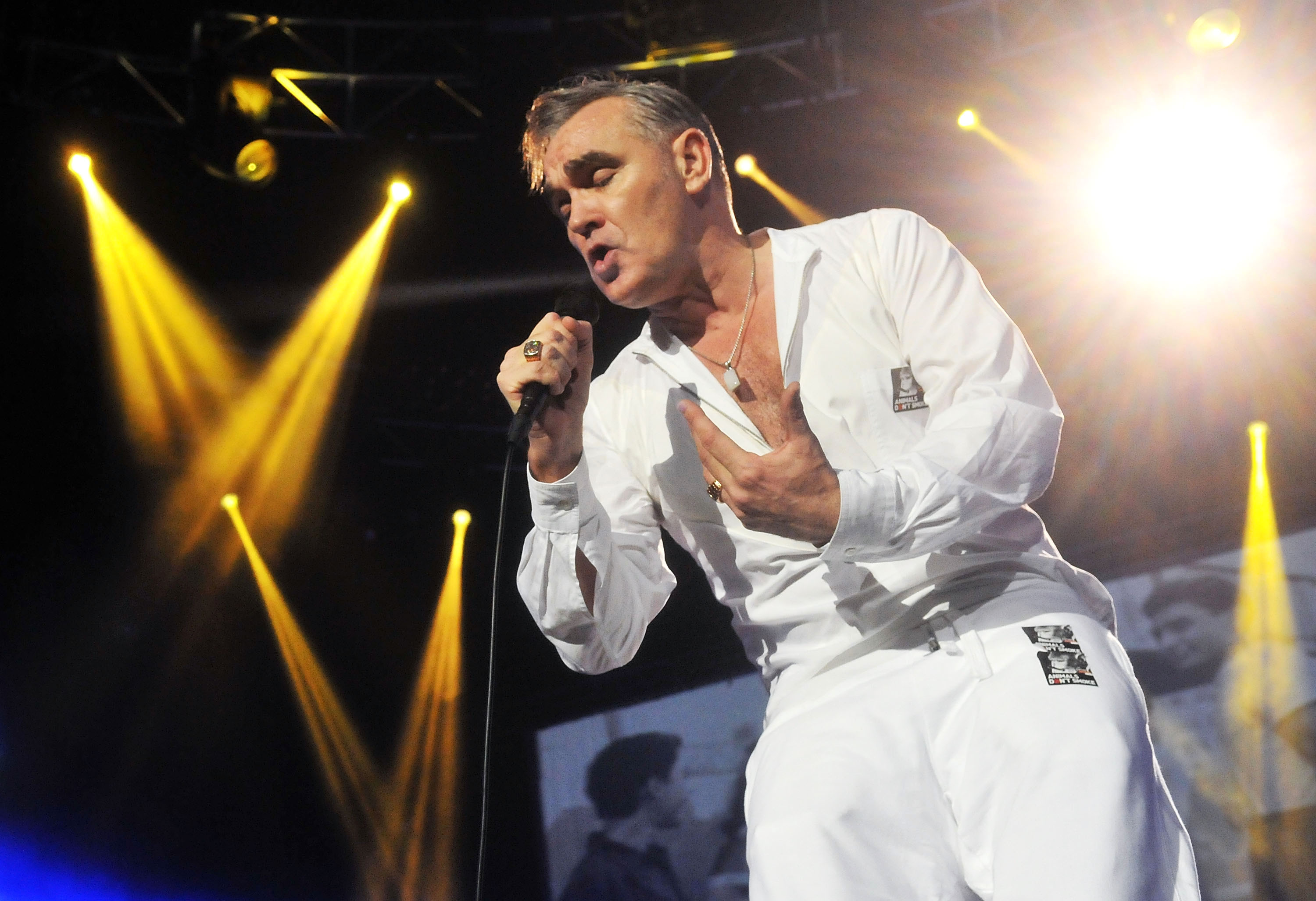 O nome do Morrissey está sempre envolvido em polêmica (Foto: Sam Esty Rayner)