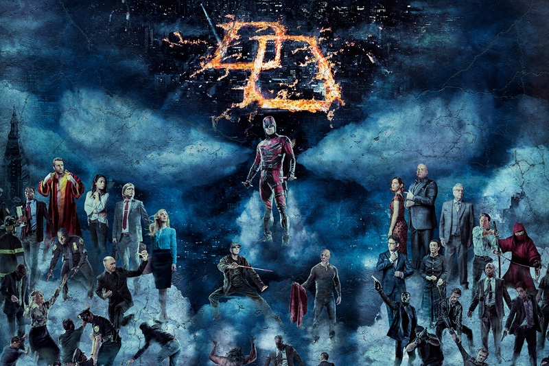 Trecho do pôster da segunda temporada de Demolidor