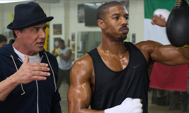 Sylvester Stallone e Michael B Jordan em cena de "Creed", sequência de Rocky