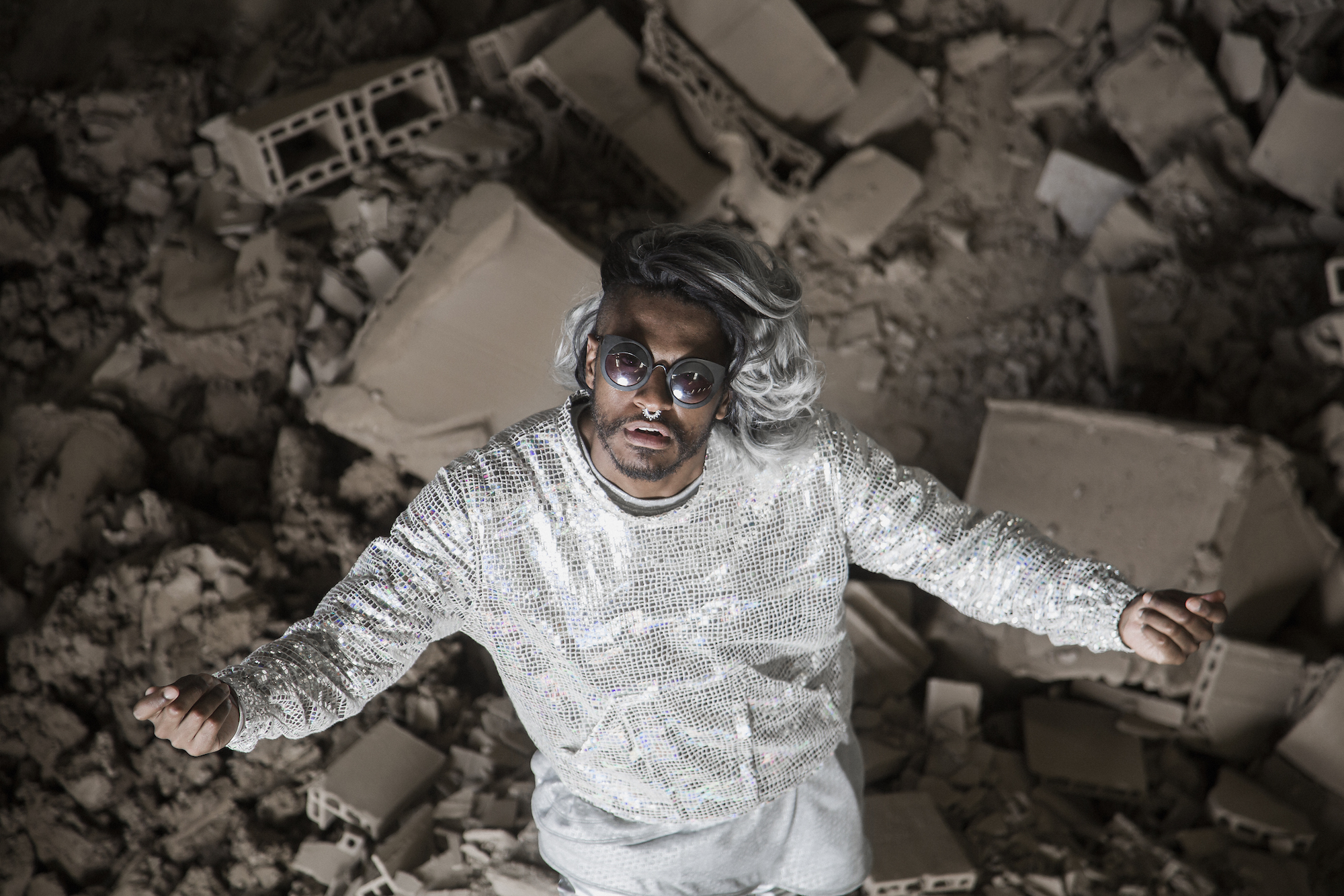 O músico brasileiro Rico Dalasam