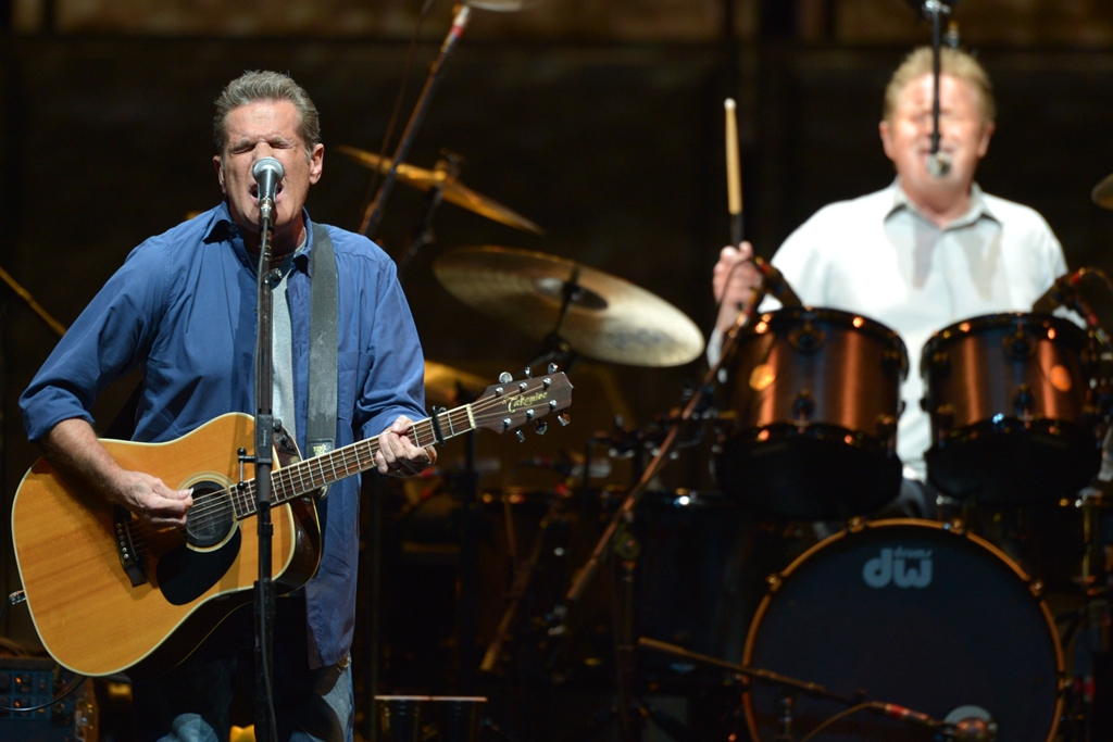 Glenn Frey (à esquerda) e Don Henley, do Eagles