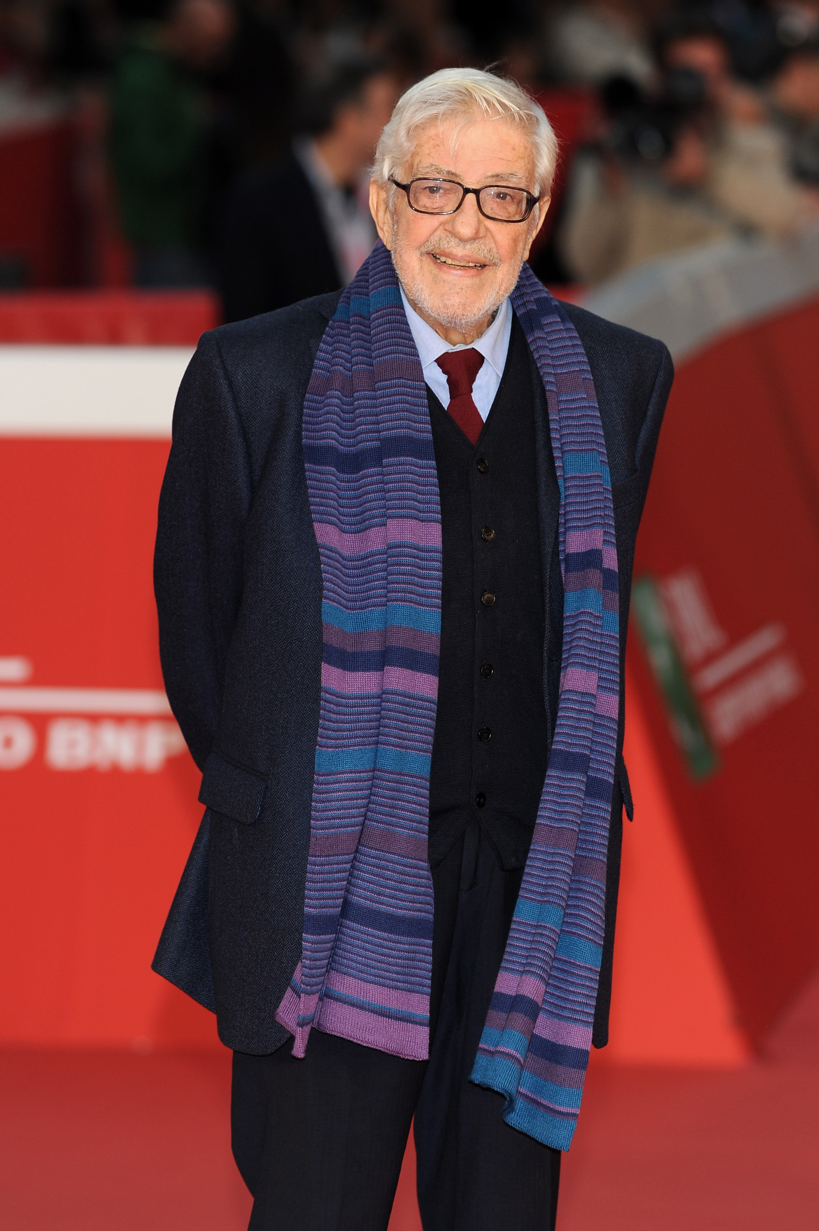 Ettore Scola na première de Ridendo e Scherzando no Festival de Cinema de Roma, em 18 de outubro de 2015