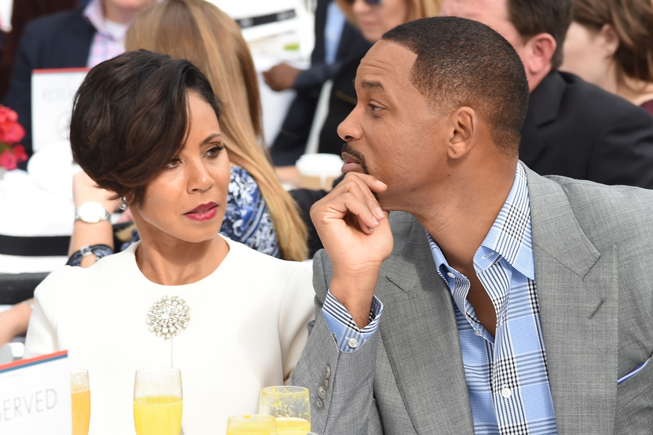 O casal Jada Pinkett Smith e Will Smith em evento nos Estados Unidos, em janeiro de 2016