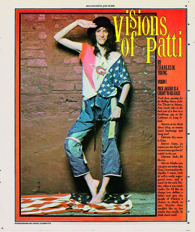 Patti Smith deixava de ser artista cult e chegava ao grande público.