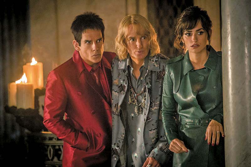 Stiller, Wilson e Penélope debocham da moda