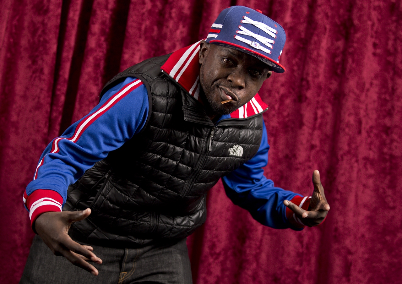 Malik Taylor (Phife Dawg), do A Tribe Called Quest, em foto de novembro de 2015