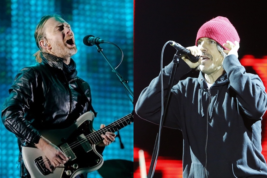 Radiohead e Red Hot Chili Peppers