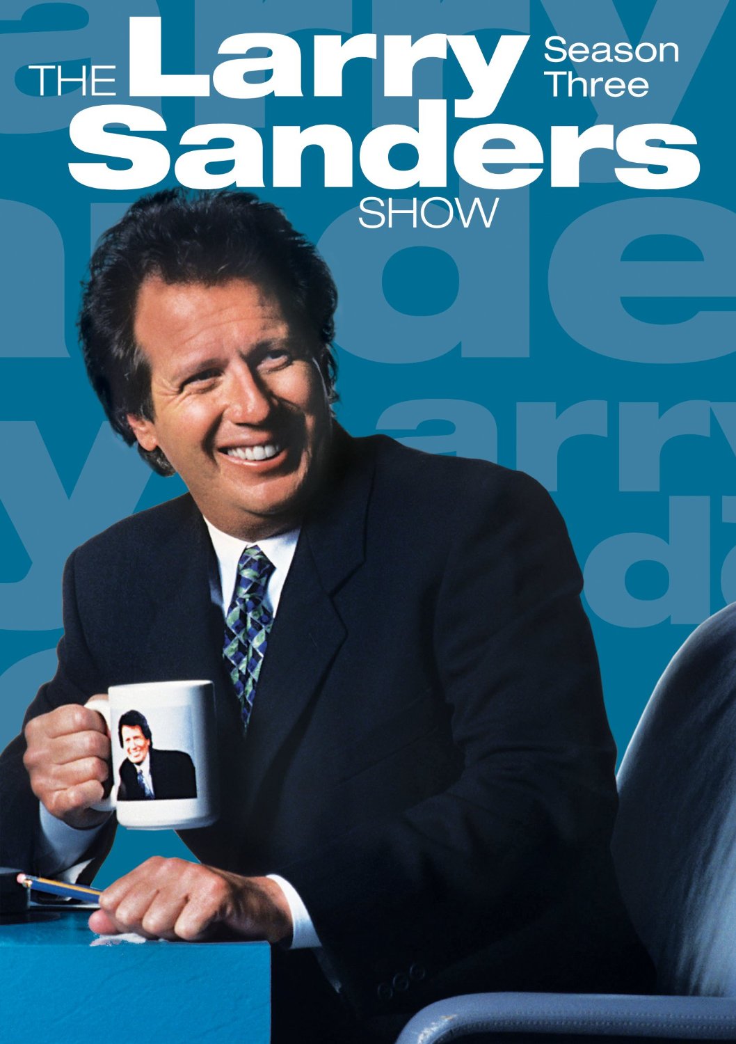 Garry Shandling em pôster de The Larry Sanders Show