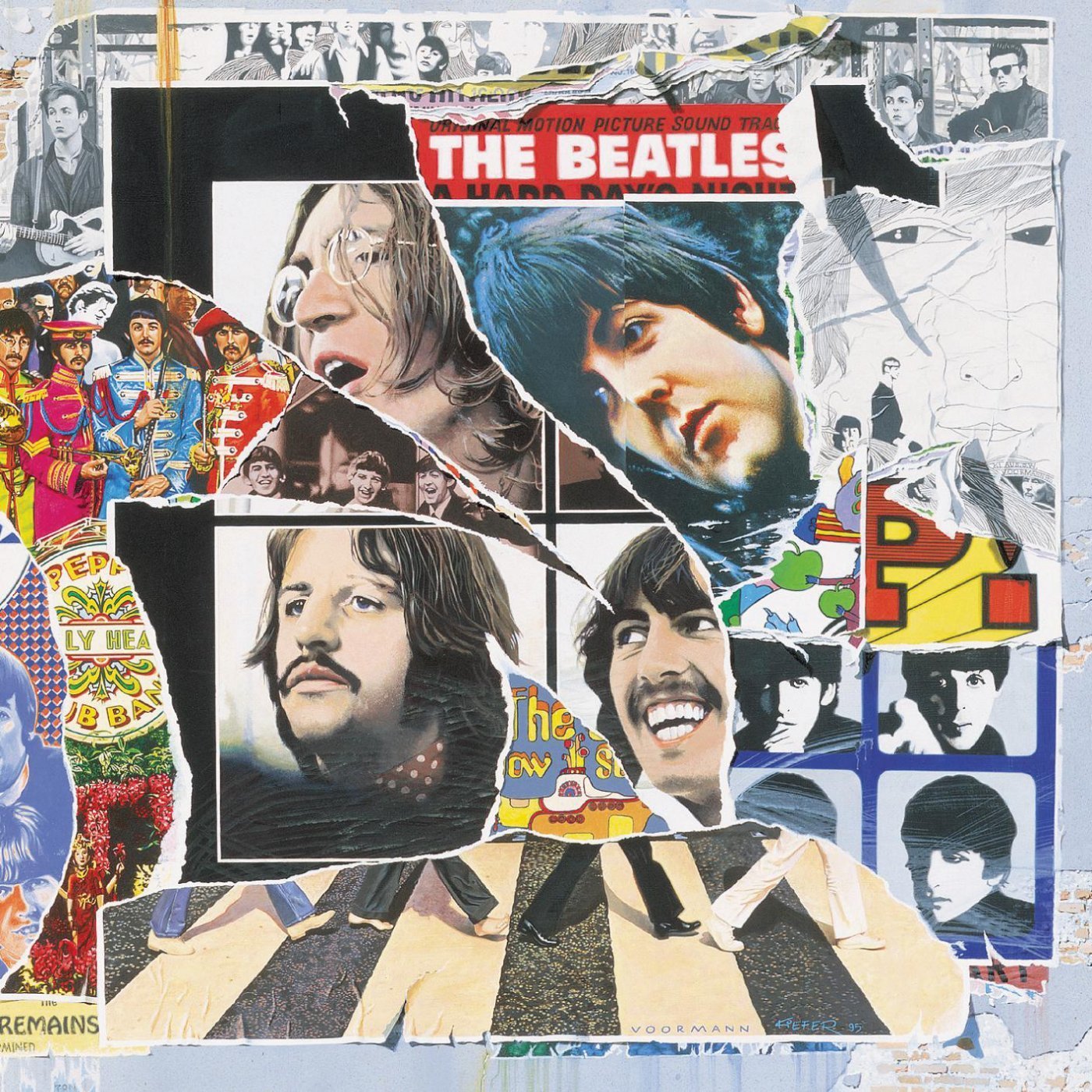 Capa do segundo volume da compilação Anthology, dos Beatles