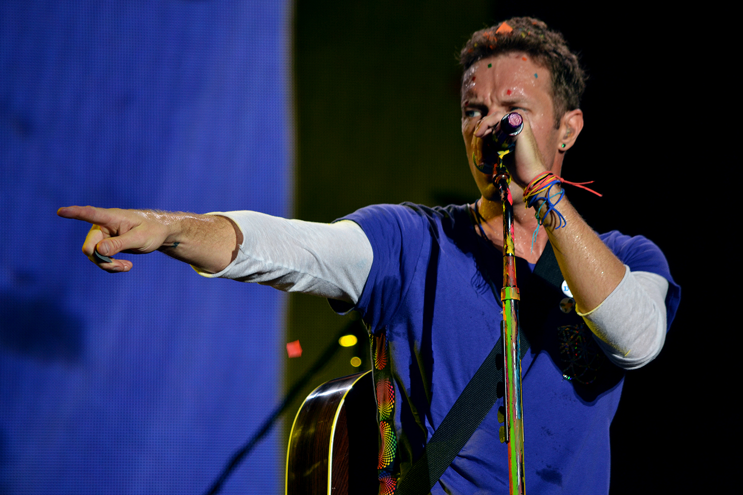 Coldplay no Allianz Parque, SP, em 7 de abril