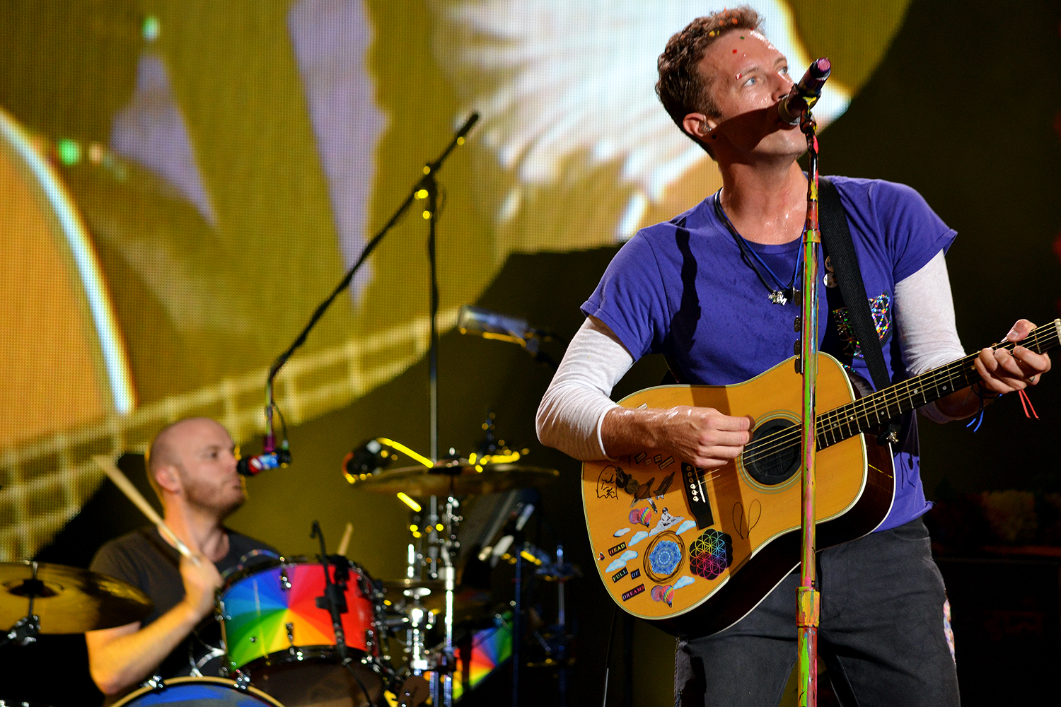 Coldplay no Allianz Parque, SP, em 7 de abril
