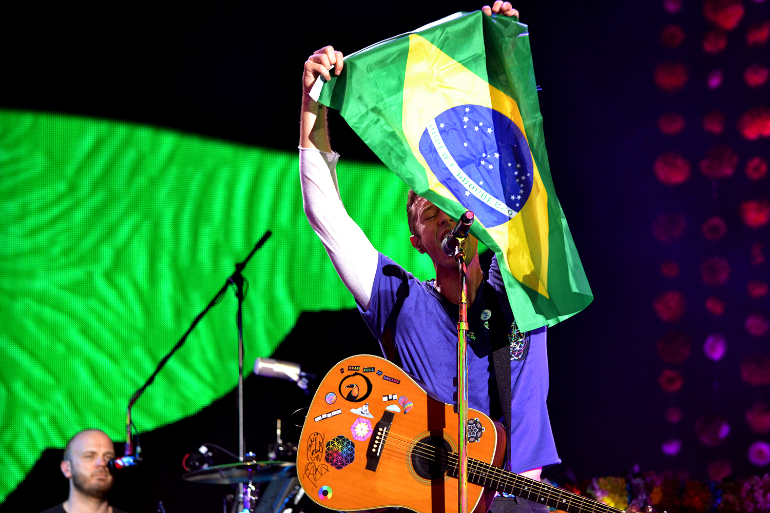 Coldplay no Allianz Parque, SP, em 7 de abril