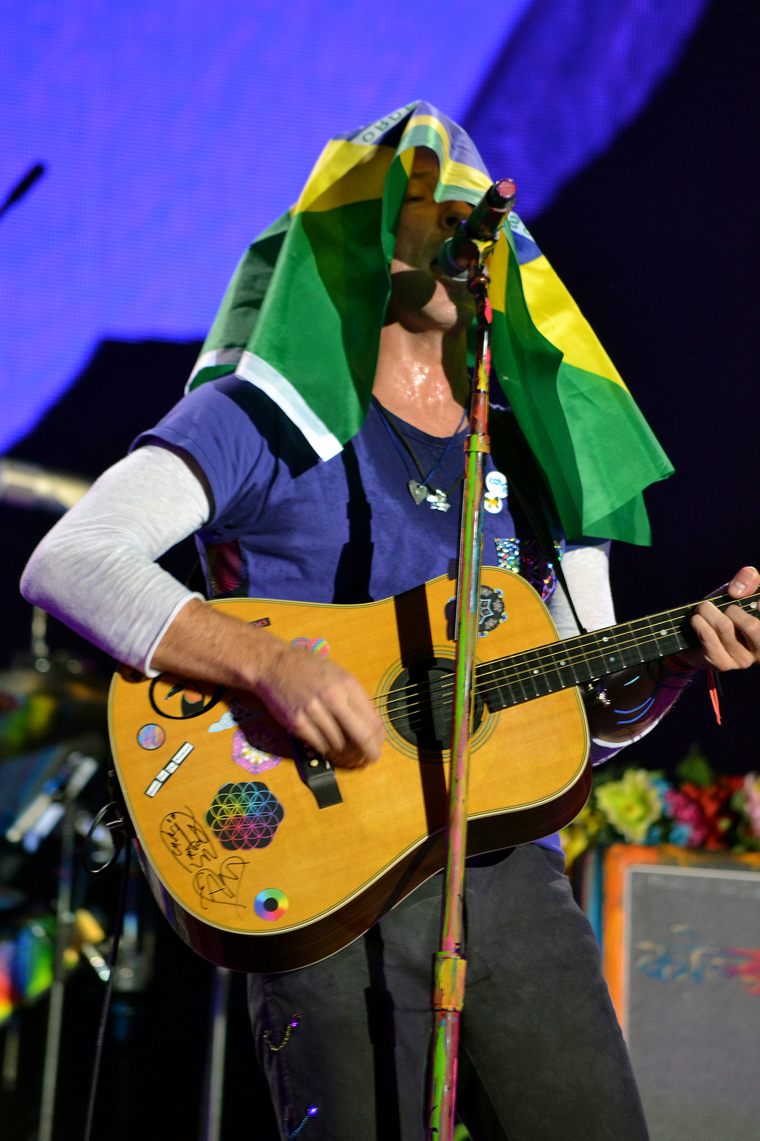 Coldplay no Allianz Parque, SP, em 7 de abril