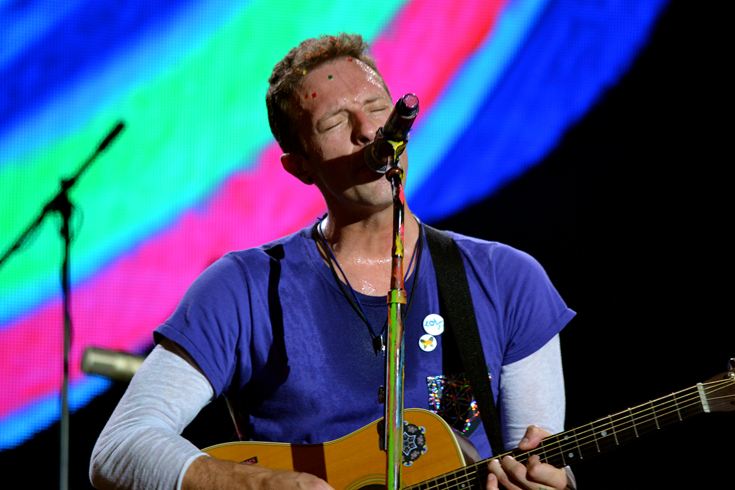 Coldplay no Allianz Parque, SP, em 7 de abril