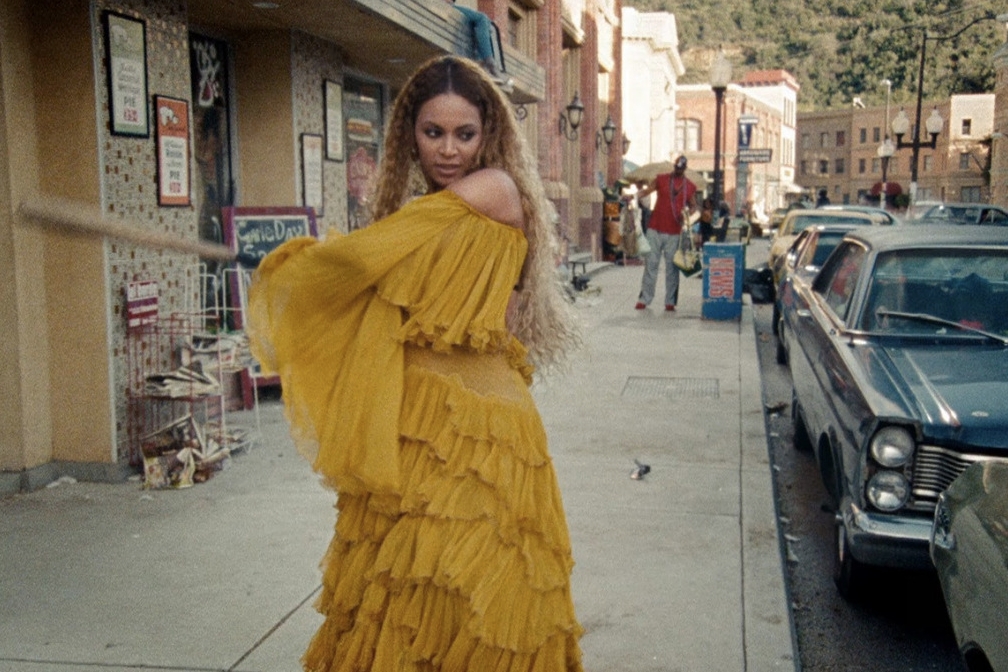 A cantora em cena do especial da HBO que acompanhou o mais recente álbum dela Lemonade