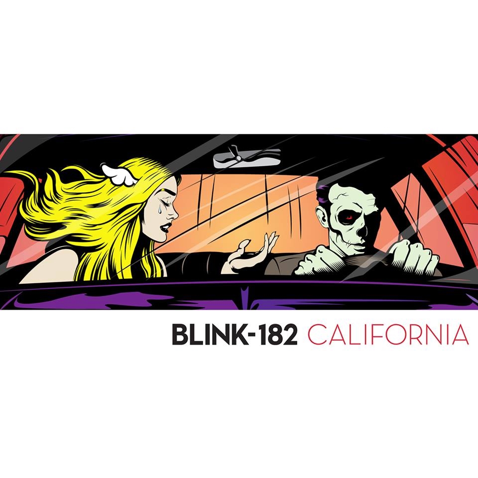Capa do novo disco do Blink 182, California